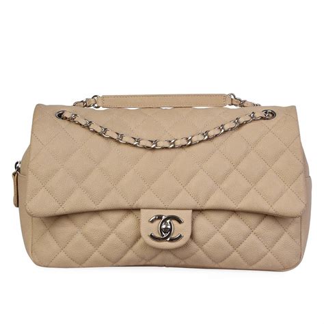 chanel easy caviar flap jumbo bag|Chanel Easy Flap Quilted Diamond Jumbo Beige in Caviar with .